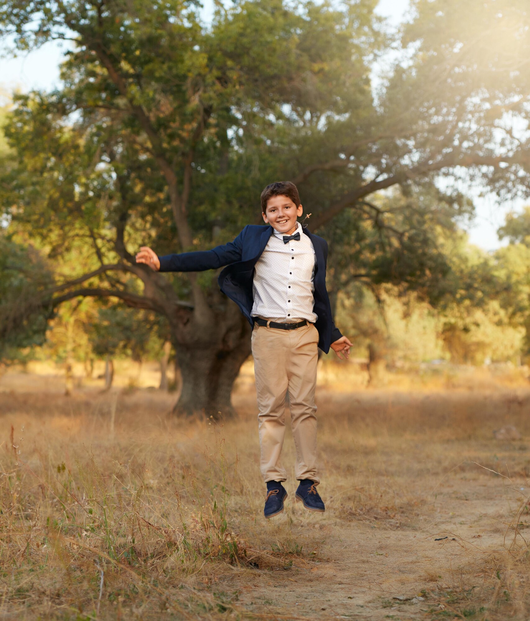 sesión de fotos de niño primera comunión